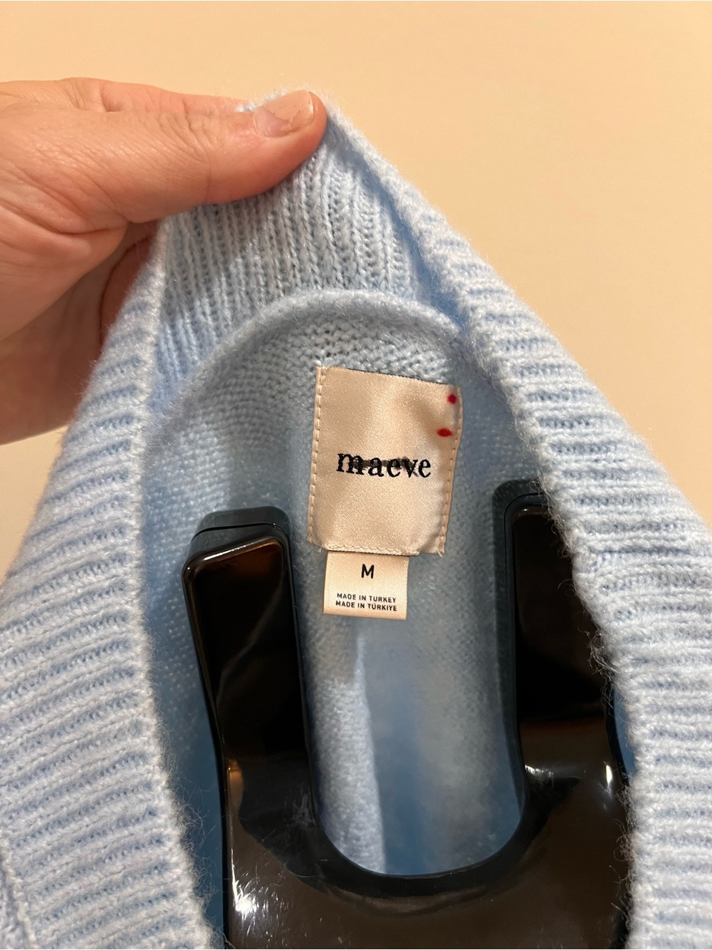 Maeve Light Blue Dog Icon Crewneck Sweater - Picture 3 of 3